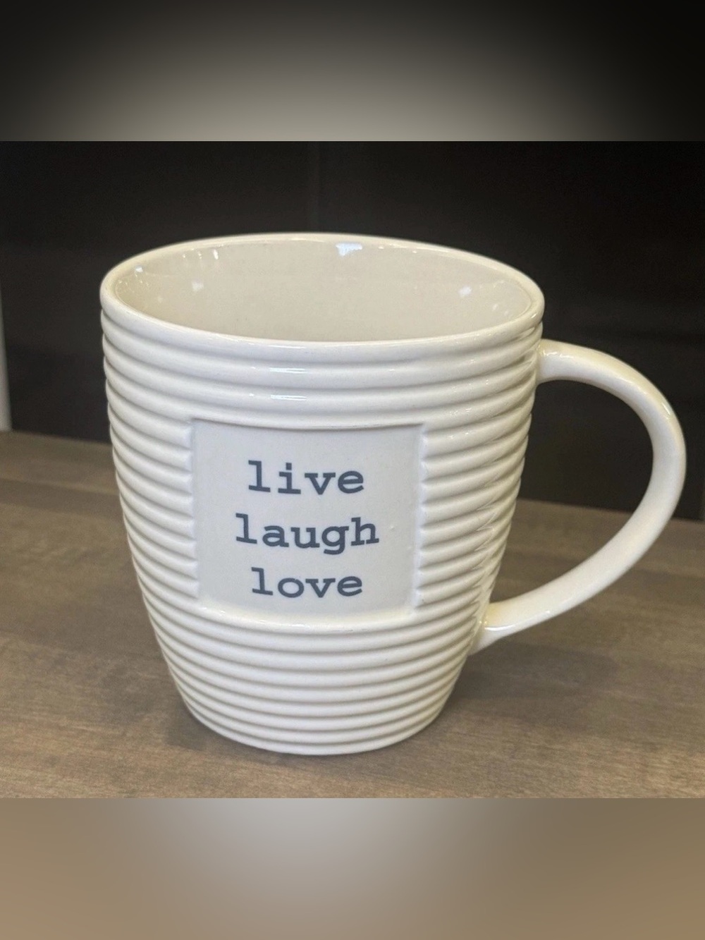 The Old Pottery Company Live Well, Laugh Often, Love Much Coffee Mug Cottagecore
